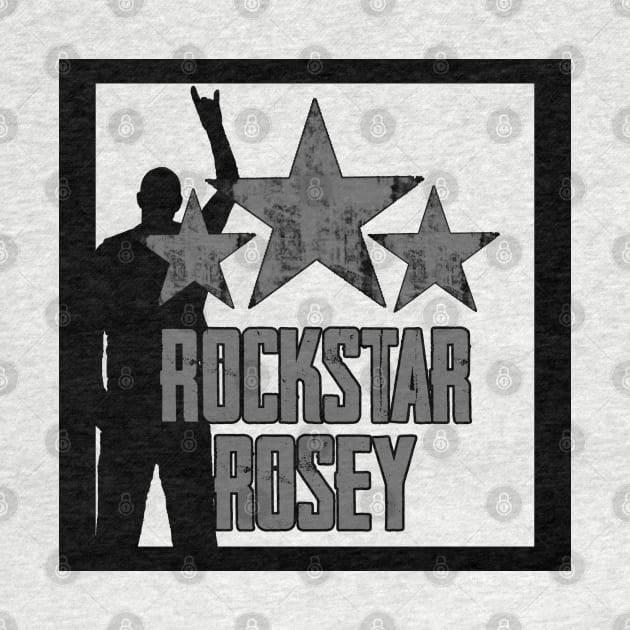 Rockstar Rosey - Three Stars Logo with Border by Rockstar Rosey